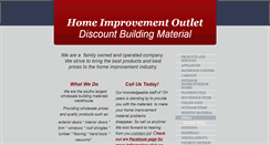 Desktop Screenshot of homeimprovementoutlet.biz